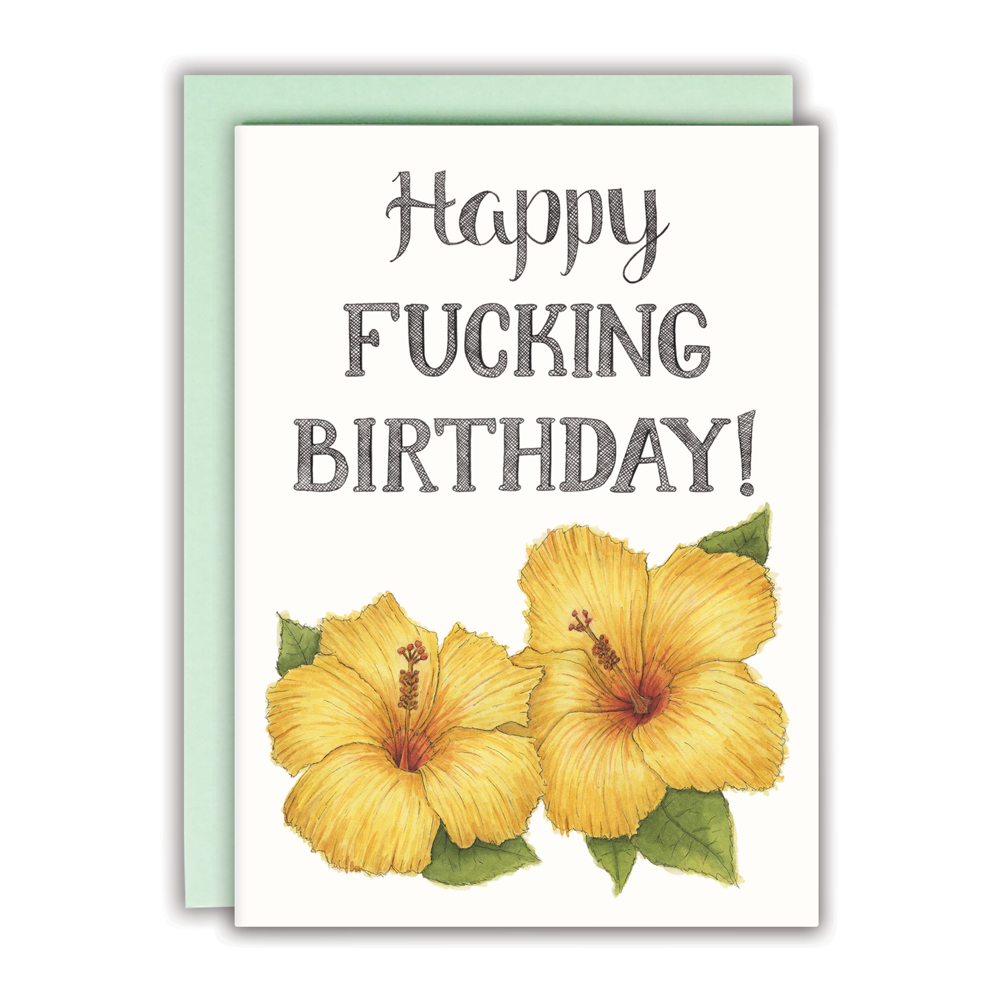 Happy Fucking Birthday Card - Mellow Monkey