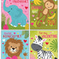 Kids Valentine Pack - Jungle Animals - Mellow Monkey