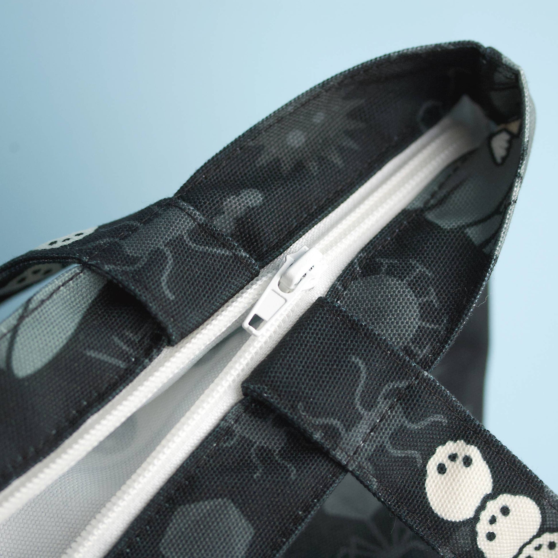 Plague Doctor Tote Bag - Zippered Pocket - Washable - Mellow Monkey