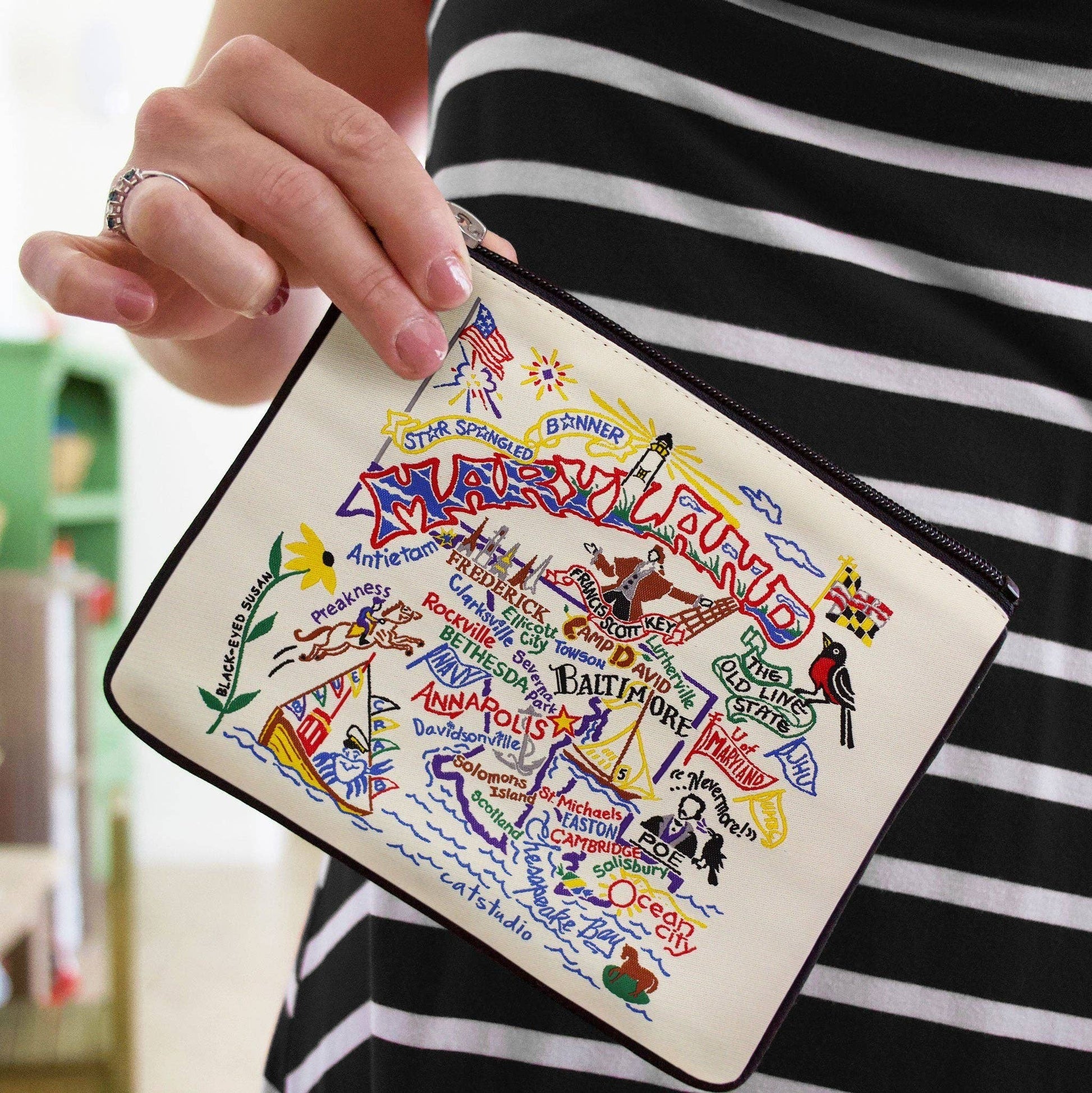 Maryland Zip Pouch - Mellow Monkey