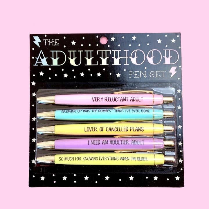 Adulthood - 5 Pen Set - Mellow Monkey