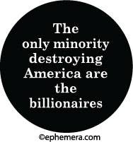 The Only Minority DESTROYING AMERICA - Pin Back Button - 1-1/4-in
