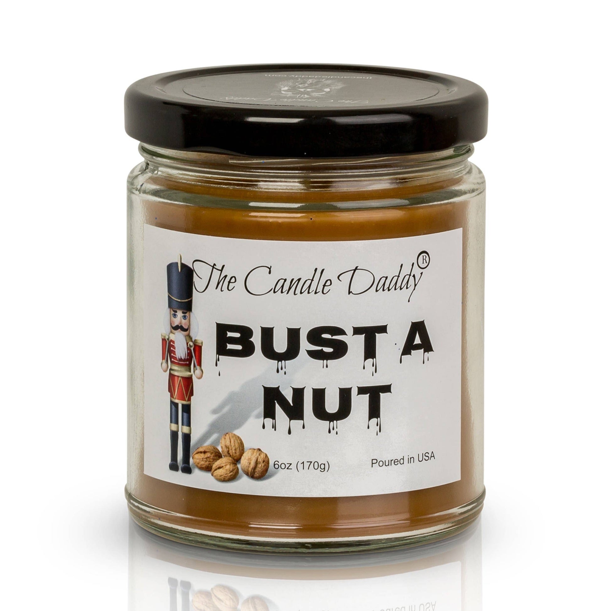 Bust A Nut Holiday Candle - Funny Christmas Candle Gift - Mellow Monkey