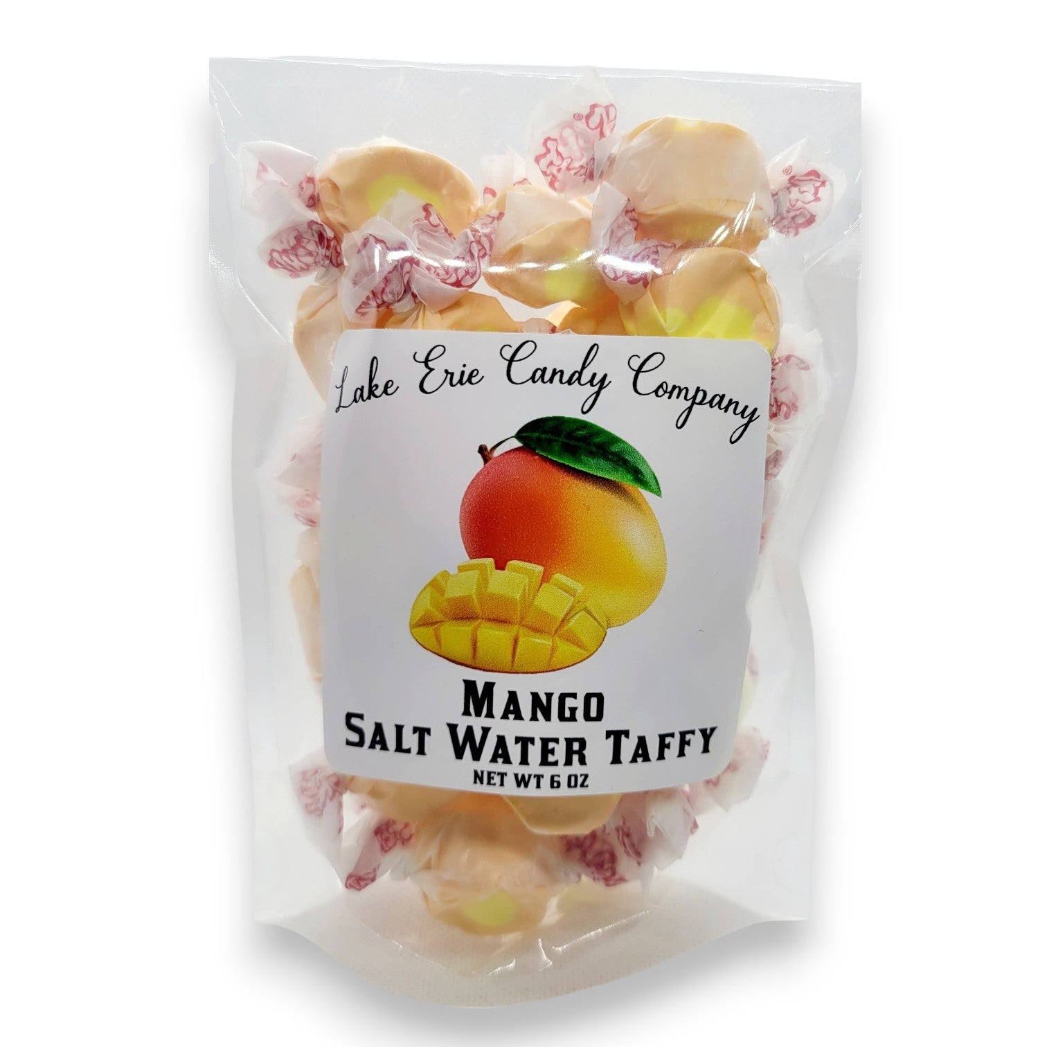 Mango Salt Water Taffy - 6-oz. - Mellow Monkey