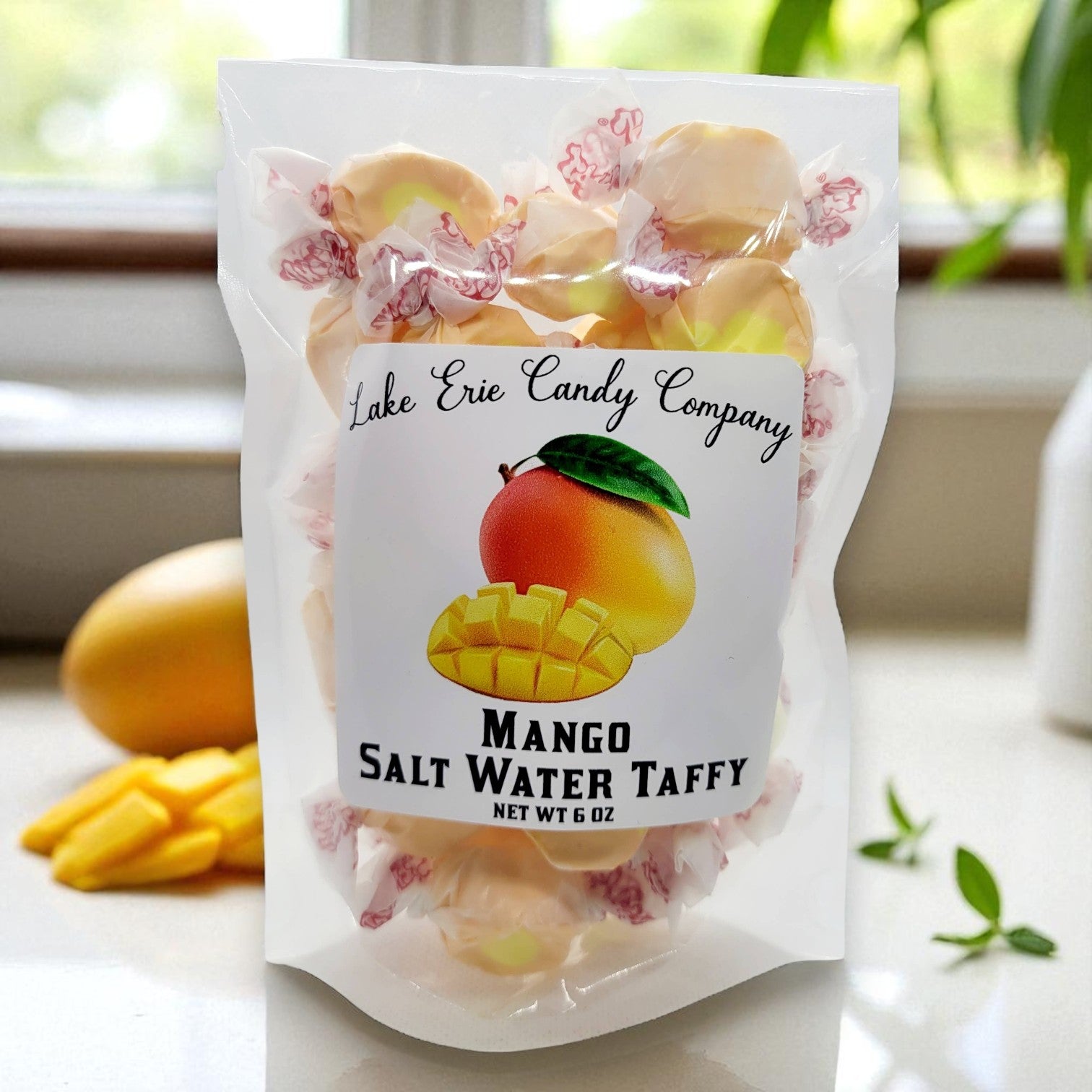 Mango Salt Water Taffy - 6-oz. - Mellow Monkey