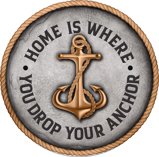 Home Is Where You Drop Your Anchor - Stepping Stone - Mellow Monkey