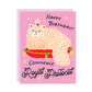 Royal Cat Birthday Card - Mellow Monkey