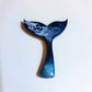 Whale Tail Ocean Scene Resin & Wood Magnets - Mellow Monkey