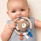 Taupe Bear Itzy Ring Pal™ - Teething Ring - Mellow Monkey