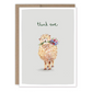 Thank Ewe - Thank You Greeting Card - Mellow Monkey