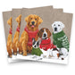 Holiday Sweater Dogs - Cocktail Beverage Napkins 20-Ct - Mellow Monkey