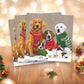 Holiday Sweater Dogs - Cocktail Beverage Napkins 20-Ct - Mellow Monkey