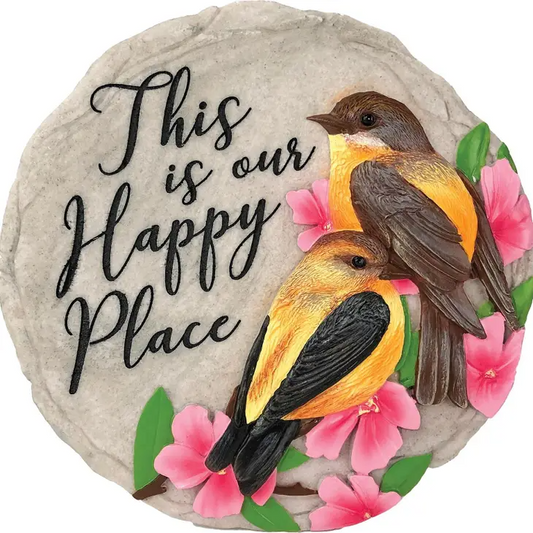 This is Our Happy Place... - Stepping Stone and Wall Plaque - Mellow Monkey