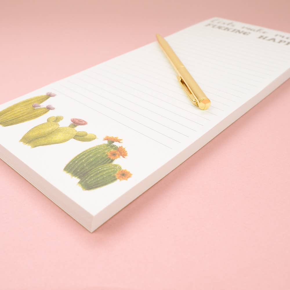 Lists Make Me So Fucking Happy Notepad - Mellow Monkey