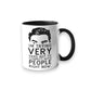 I'm Trying Not To Connect With People Right Now - Ceramic Coffee Tea Mug 11-oz - Mellow Monkey