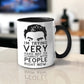 I'm Trying Not To Connect With People Right Now - Ceramic Coffee Tea Mug 11-oz - Mellow Monkey