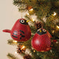 Cardinal Gourd Christmas Ornament- 3-in