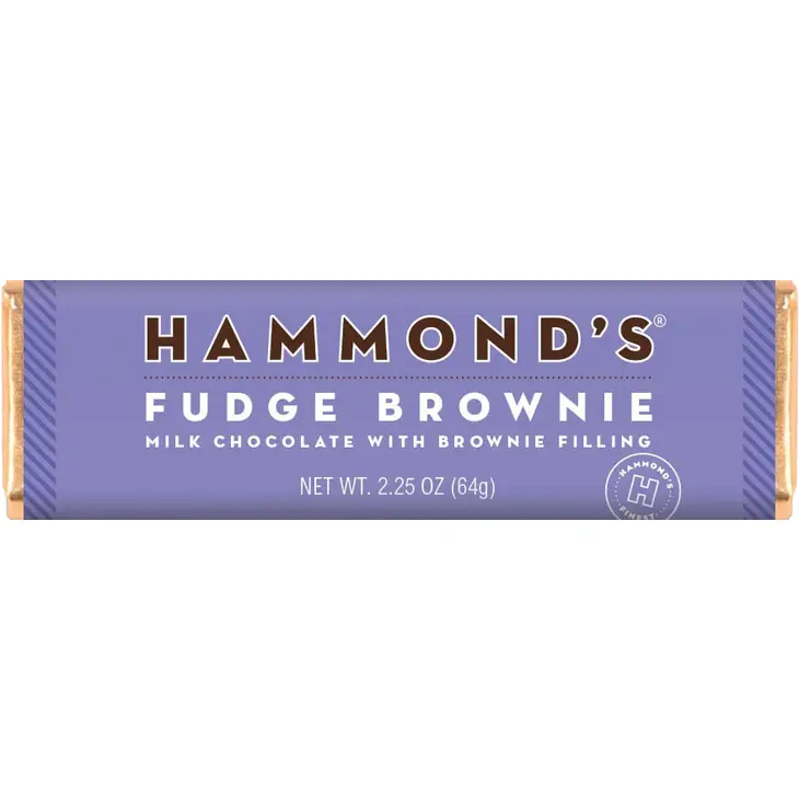 Candy Bar Fudge Brownie Ganache Milk Chocolate 2.25oz - Mellow Monkey