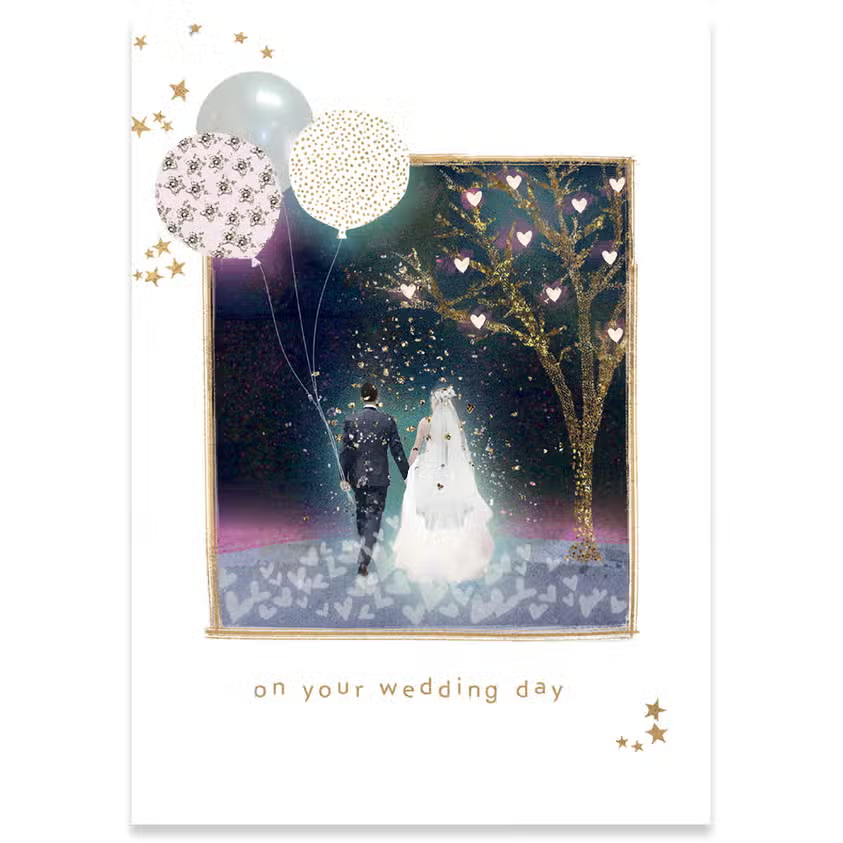 On Your Wedding Day - Wedding Greeting Card - Mellow Monkey