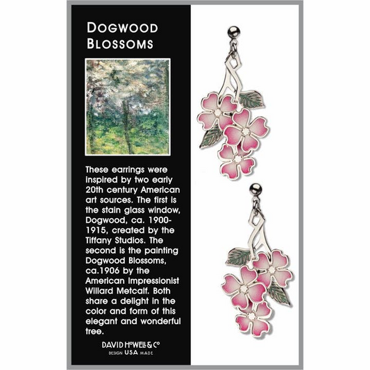 Dogwood - Tiffany & Metcalf Inspired Earrings - Mellow Monkey