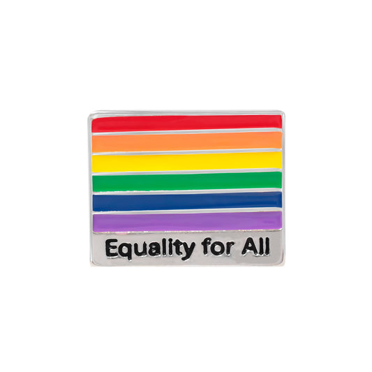 Equality For All Rainbow Flag Pin