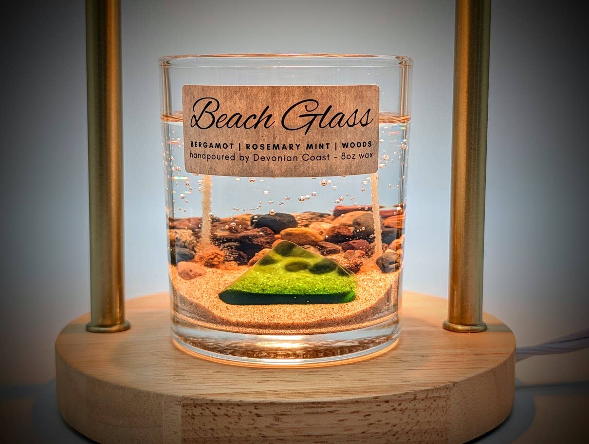 Beach Glass - Double Wick Gel Candle - 8-oz - Mellow Monkey
