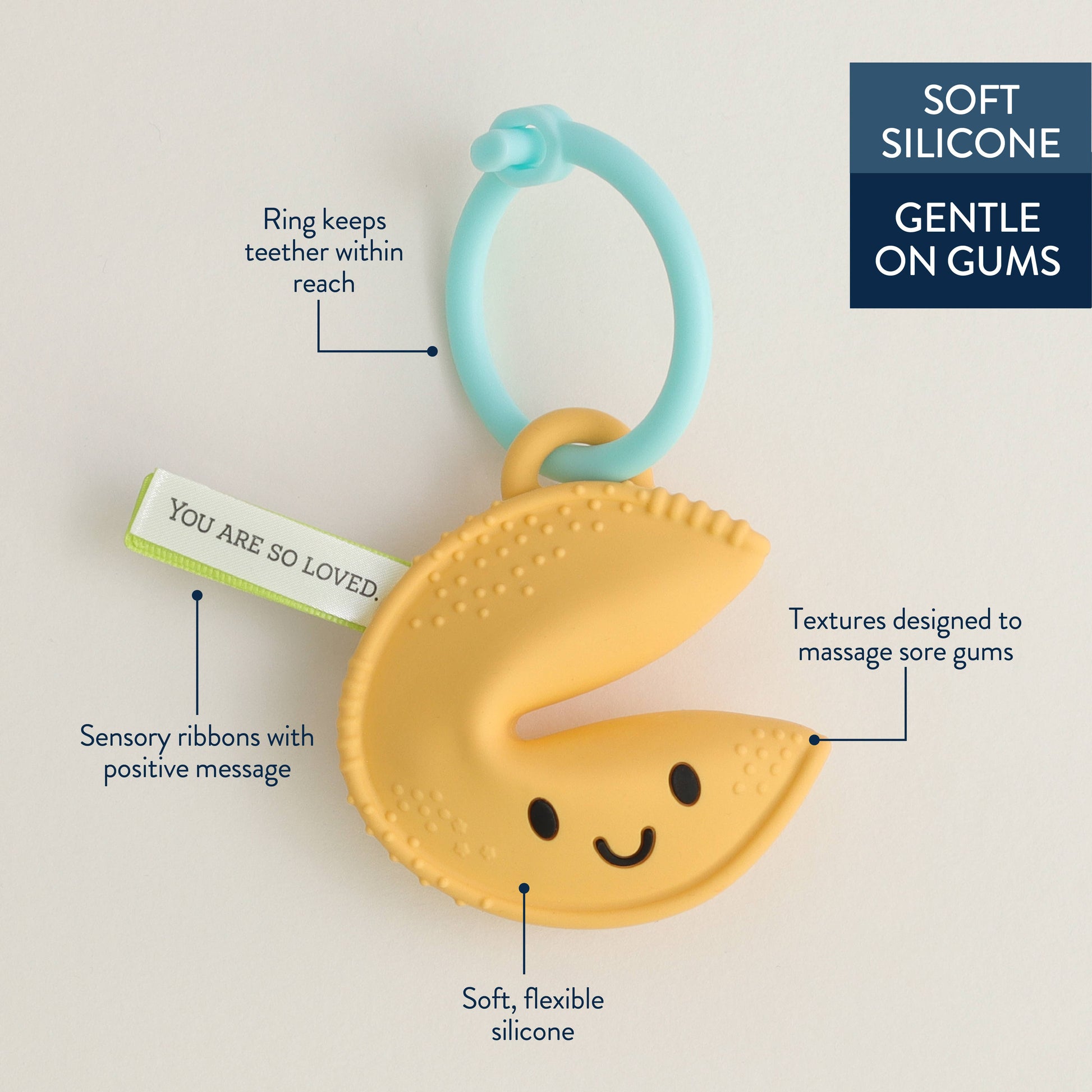 Fortune Cookie Itzy Treat™ - Teether - Mellow Monkey