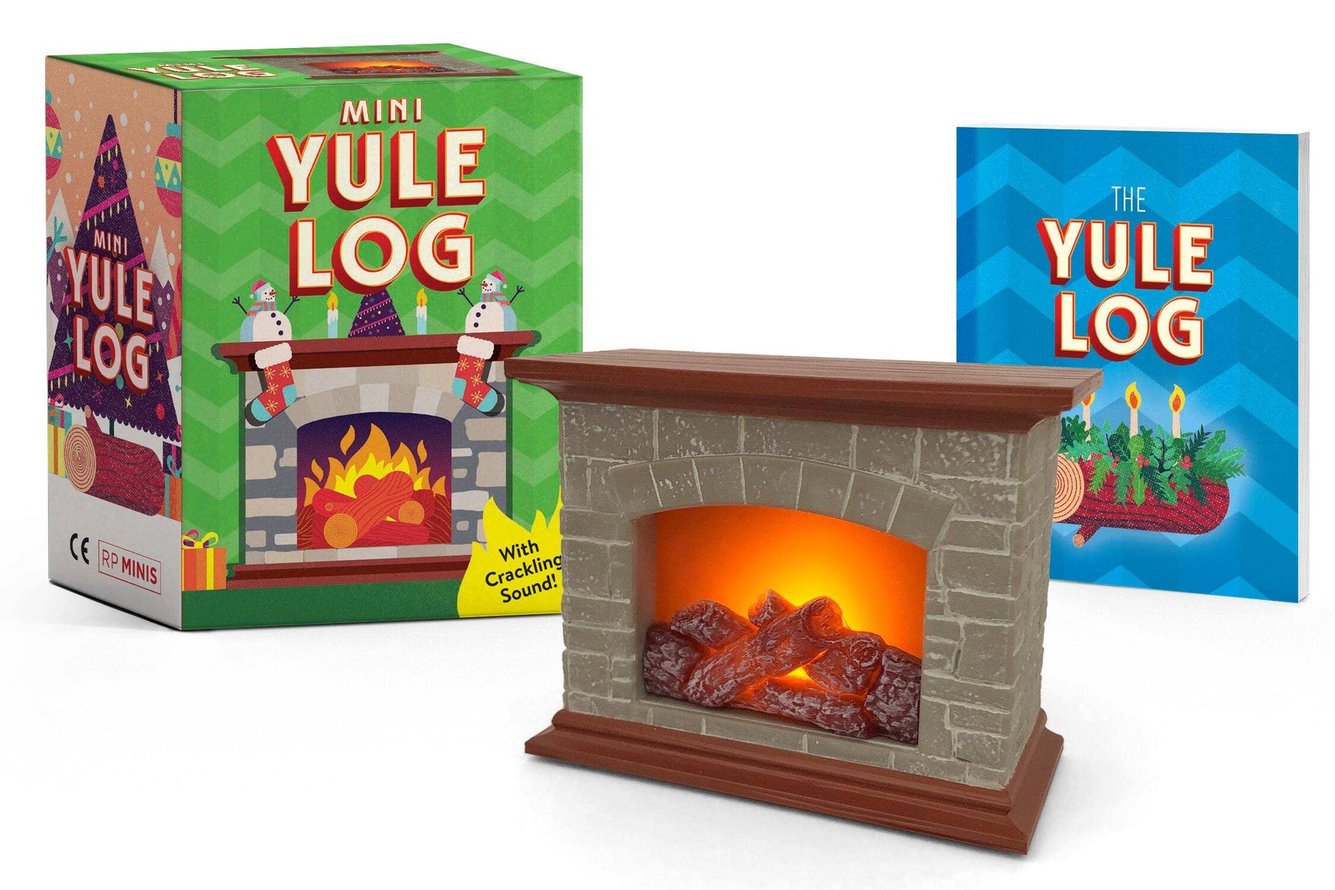 Mini Yule Log: With Crackling Sound! - Mellow Monkey