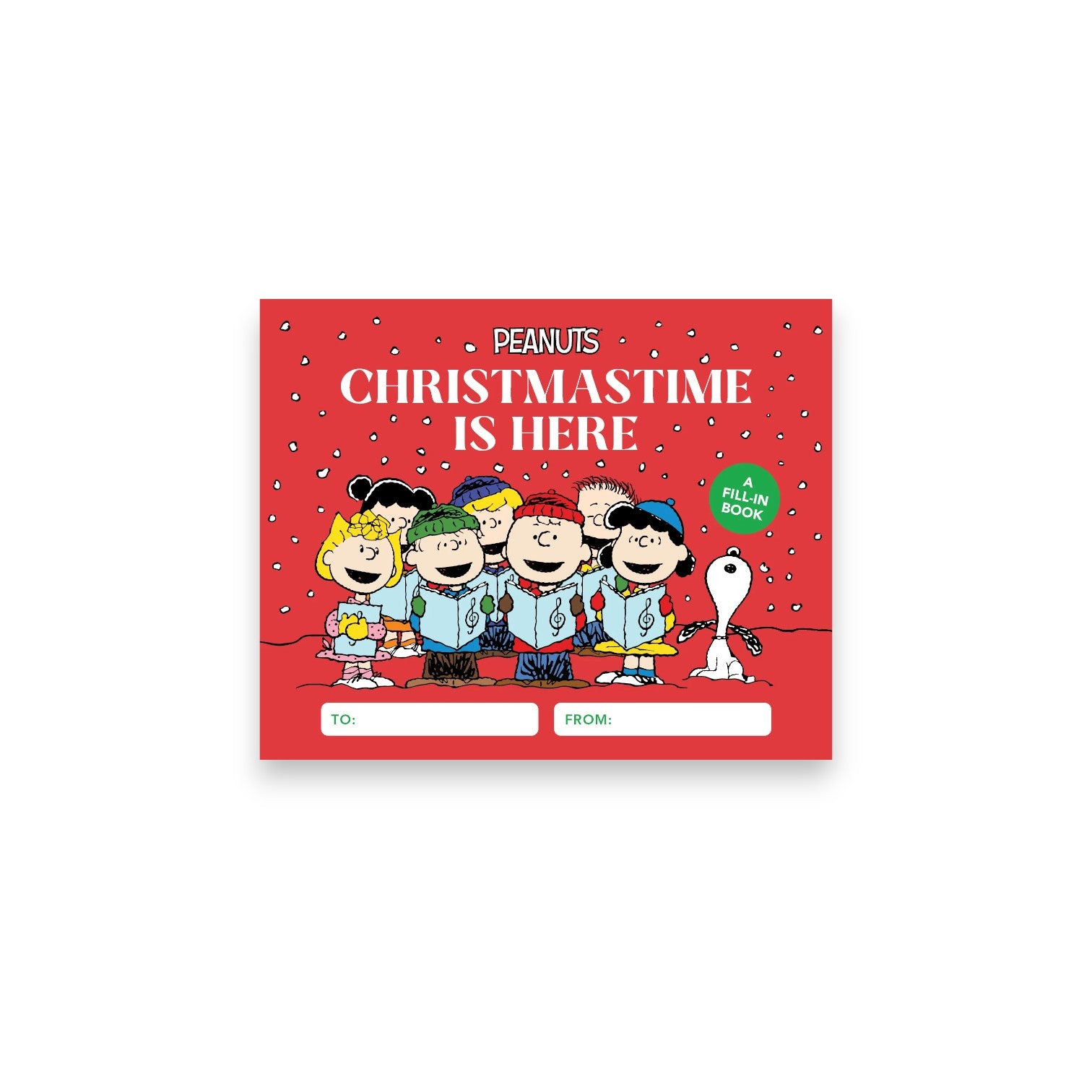 Peanuts - Christmastime Is Here - A Fill-In Book - Mellow Monkey