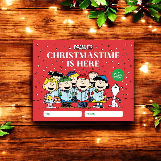 Peanuts - Christmastime Is Here - A Fill-In Book - Mellow Monkey