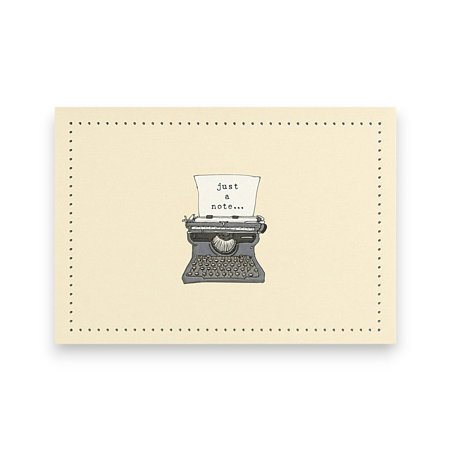 Typewriter Note Cards - Box of 14 Cards - Mellow Monkey