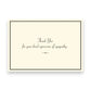 Sympathy Thank You Notes - Box of 14 Cards - Mellow Monkey
