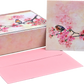 Cherry Blossoms In Spring - Box of 14 Cards - Mellow Monkey