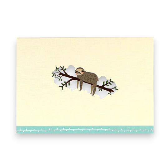 Sloth Note Cards - Box of 14 Cards - Mellow Monkey