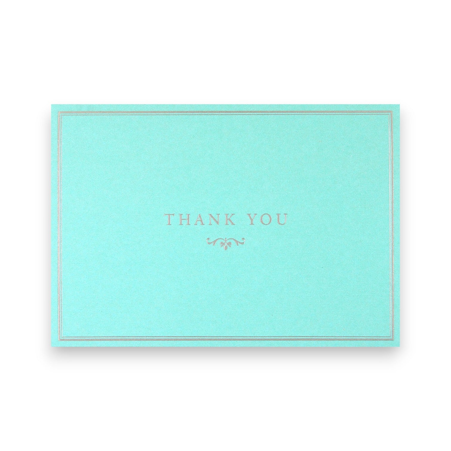 Blue Elegance Thank You Notes - Box of 14 Cards - Mellow Monkey