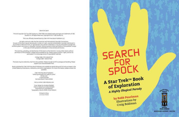 Search For Spock - A Star Trek Book Of Exploration - Mellow Monkey