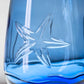 Starfish 15oz Blue Stemless Wine Tumbler Glass - Mellow Monkey