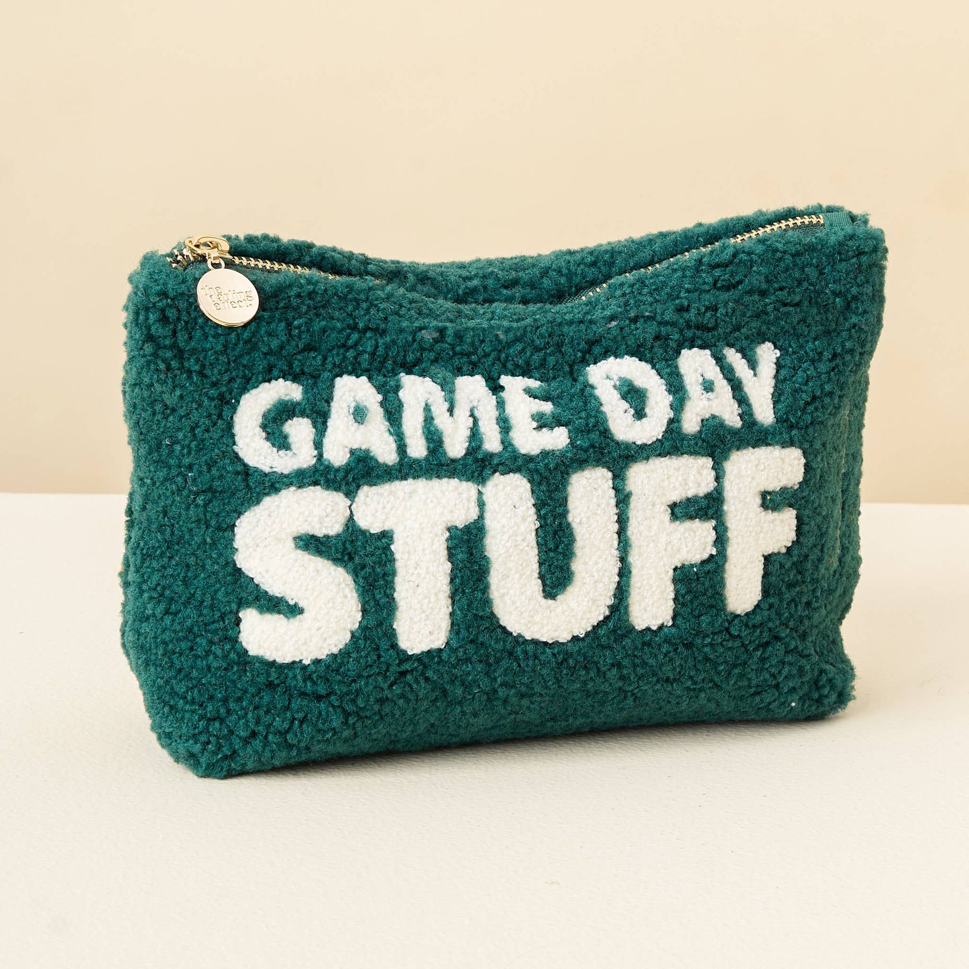 Teddy Pouch - Gameday Stuff Green - Mellow Monkey