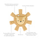Ritzy Teether™ Baby Molar Teether: Lion - Mellow Monkey