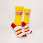 Lays Stripes - Crew Socks - Medium - Mellow Monkey