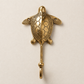 Brass Sea Turtle Wall Hook