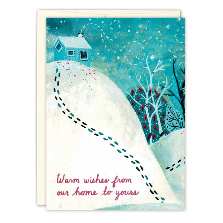 Warm Wishes Holiday Boxed Cards - Set of 10 - Mellow Monkey