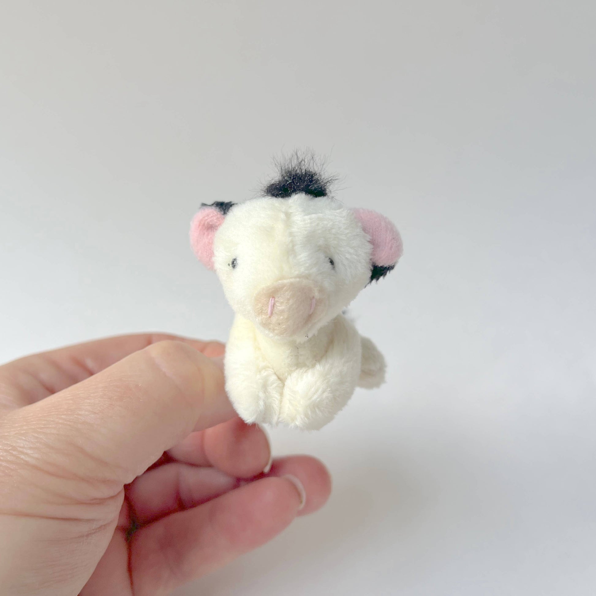 Miniature Plush Cow - Backpack Charm - 2-in - Mellow Monkey