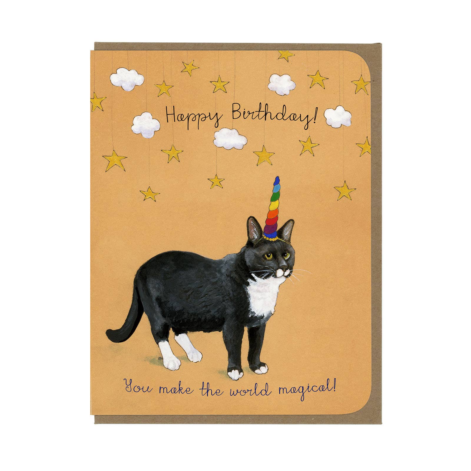 Cat Unicorn - Birthday Greeting Card - Mellow Monkey