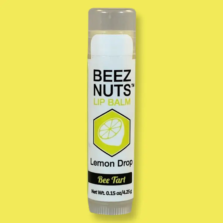 Lemon Drop - Beez Nuts Beeswax and Tree Nut Oil Lip Balm - Mellow Monkey