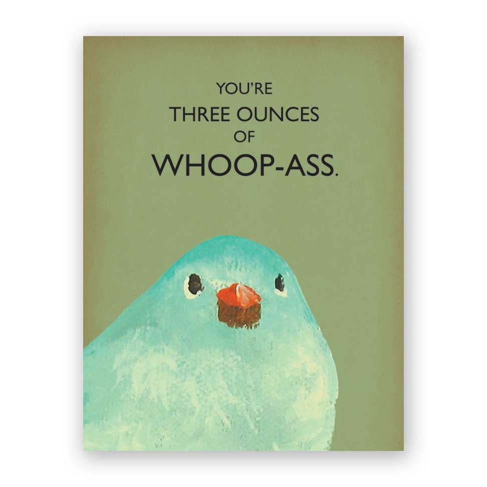 Three Ounce Greeting Card - Mellow Monkey