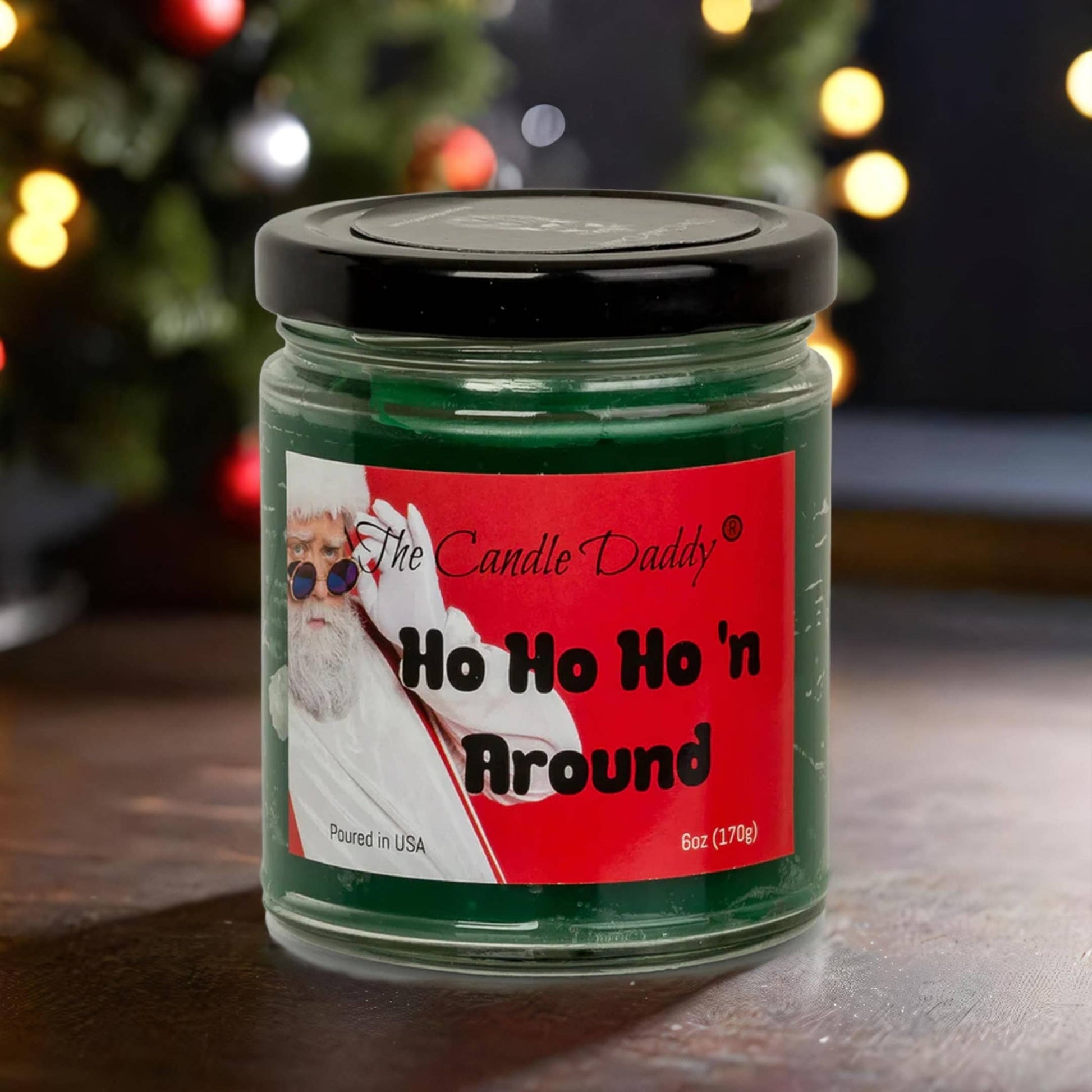 Ho Ho Ho'n Around Holiday Candle - Funny Christmas - Mellow Monkey