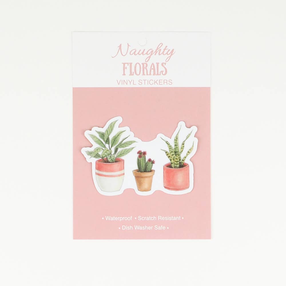 Potted Plants Sticker - Mellow Monkey