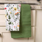 Spring Meadow Cotton Tea Towel Set - 3 Piece - Mellow Monkey