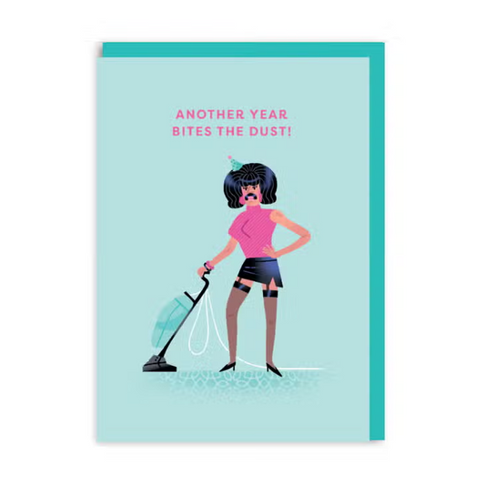 Another Year Bites The Dust - Birthday Greeting Card - Mellow Monkey